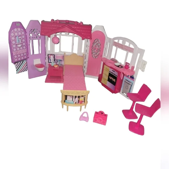 Mattel Toys Barbie Glam Getaway House Bed And Bath Playset Multi Plus Accesories Poshmark